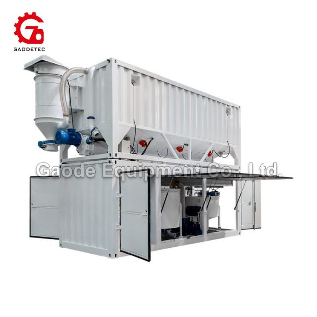 Gaodetec GMA30 China Full Automatic Jet Grouting Mixer with Cement Silo for Engineering Construction